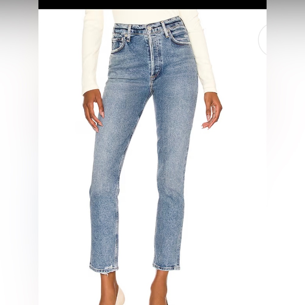 Citizens Of Humanity Light Blue Straight Leg Jeans
